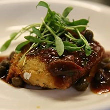 Seared fresh Mozzarella en Carozza